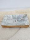 Wooden and Seashell Soap Dish